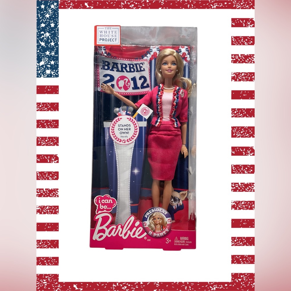 Barbie 2012  I can be president President Doll -